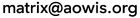 Email address for requesting an AOWIS Matrix account